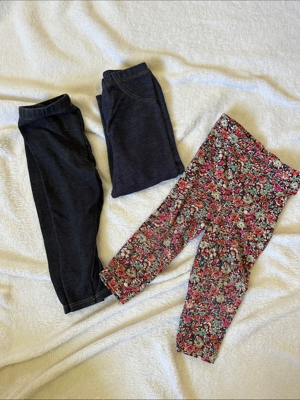Kids Floral Leggings and jeggings / baby jeans